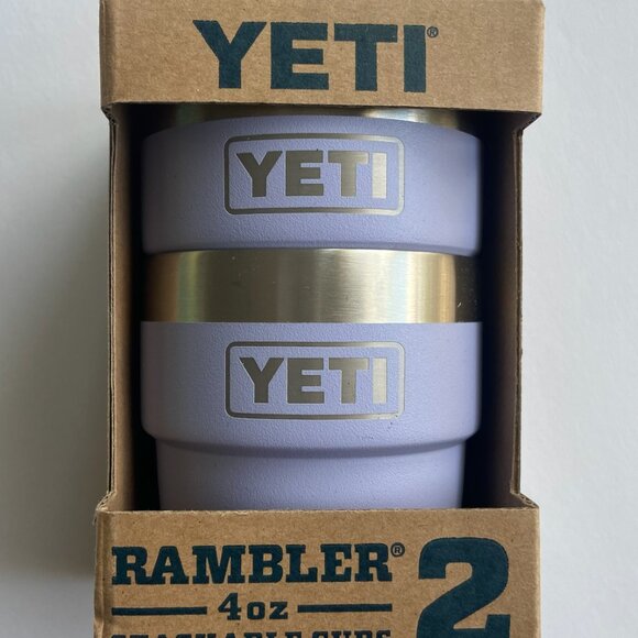 YETI 4 oz Stackable Cups - pack of 2 with Durasip Ceramic Lining Cosmic Lilac - Picture 2 of 5